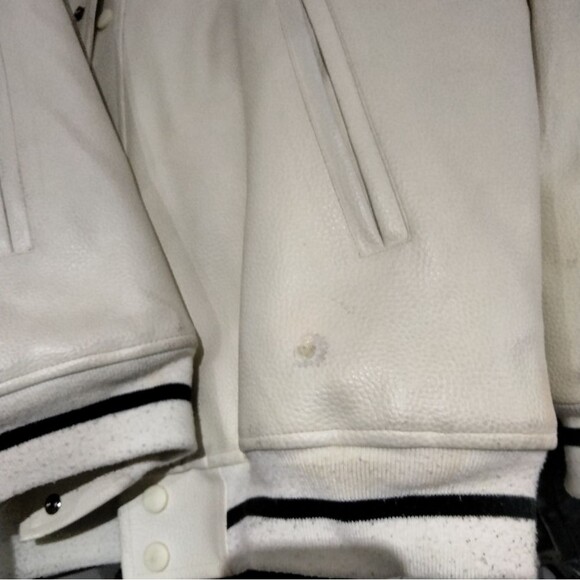 GiveMeFace Men's 2X Leather Jacket Heavy Vegan Leather G Block Rollin' Deep - Picture 7 of 8